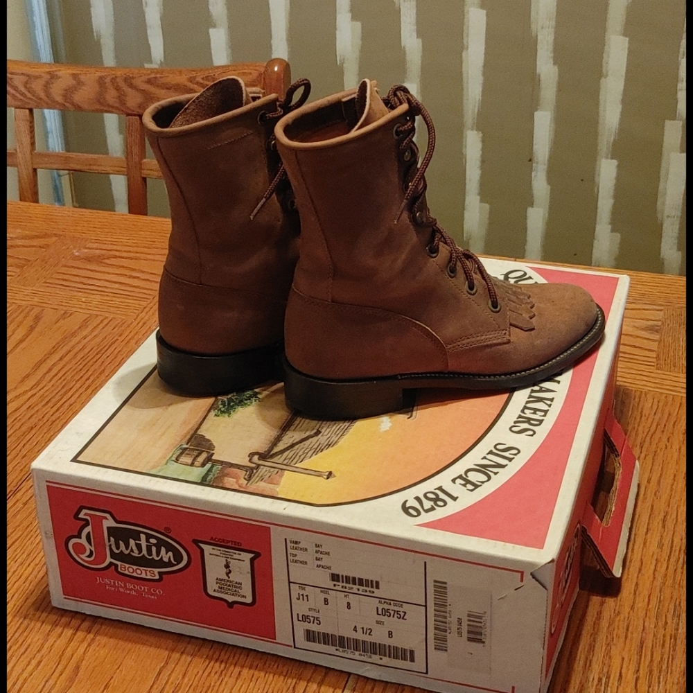 Justin youth/women's riding boots